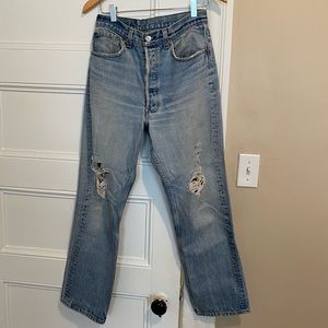 Vintage distressed Levi’s jeans